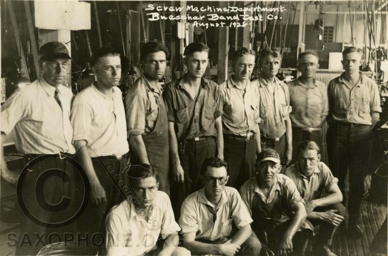 Buescher Factory August 1928-Screw Machine Department