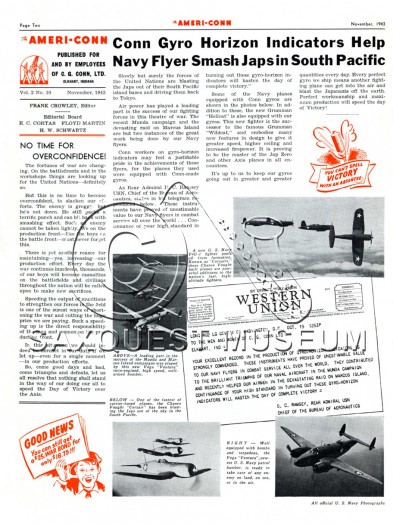 The Ameri-Conn Vol 2, No. 10 November, 1943 