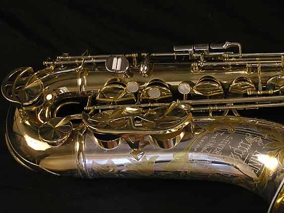 King Silver-Sonic Gold Inlay Super 20 Tenor - 385231 - Photo # 2