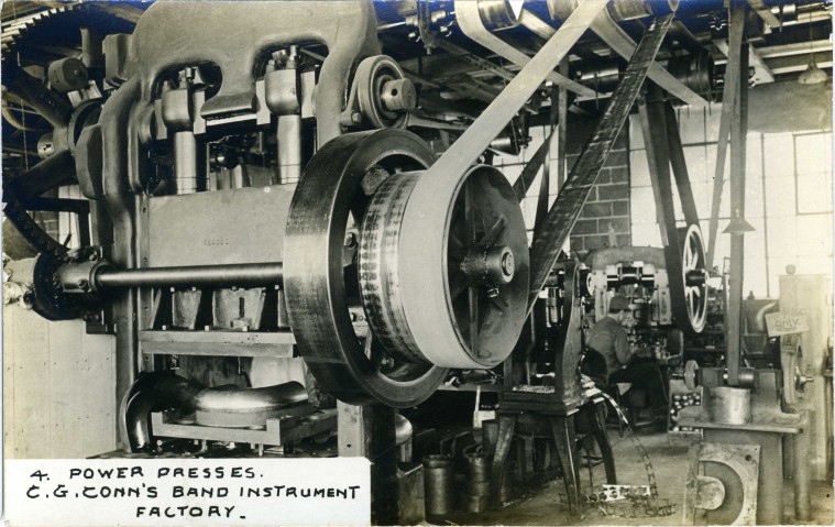 C.G. Conn's Band Instrument Factory-Power Presses