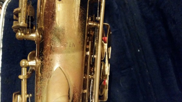 Saxophone serial number location