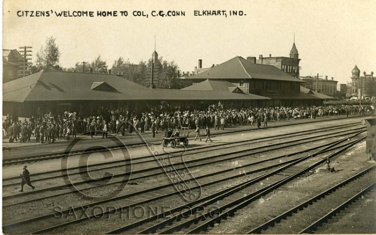 C.G. Conn Elkhart, Indiana-Citizens' Welcome Home to Col
