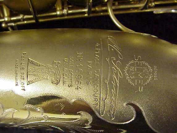 Selmer Gold Plate Cigar Cutter Tenor - 16964 - Photo # 14