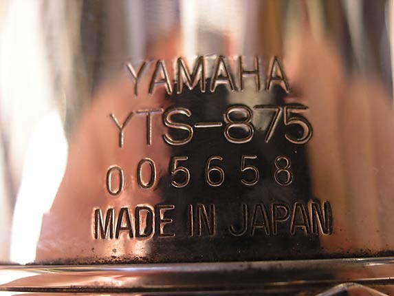 Yamaha Silver Plate Custom YTS-875 - 005658 - Photo # 15